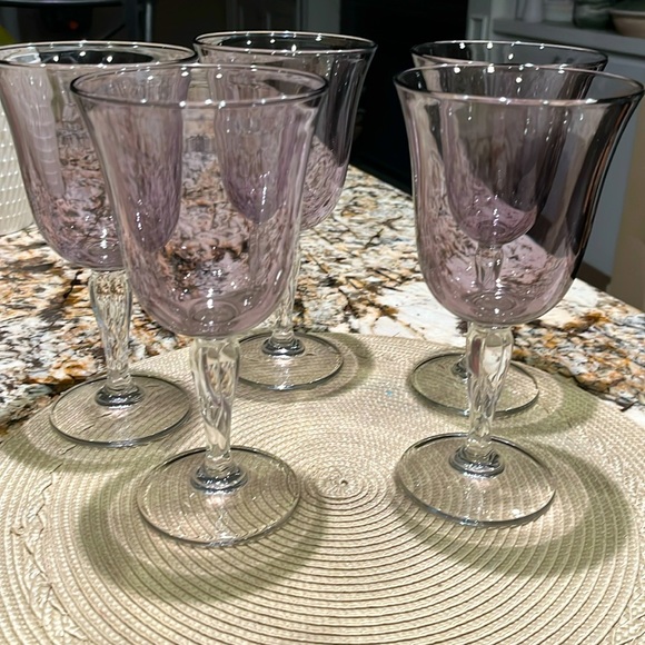 Cristal d’Arques Amethyst Glasses - Picture 2 of 8